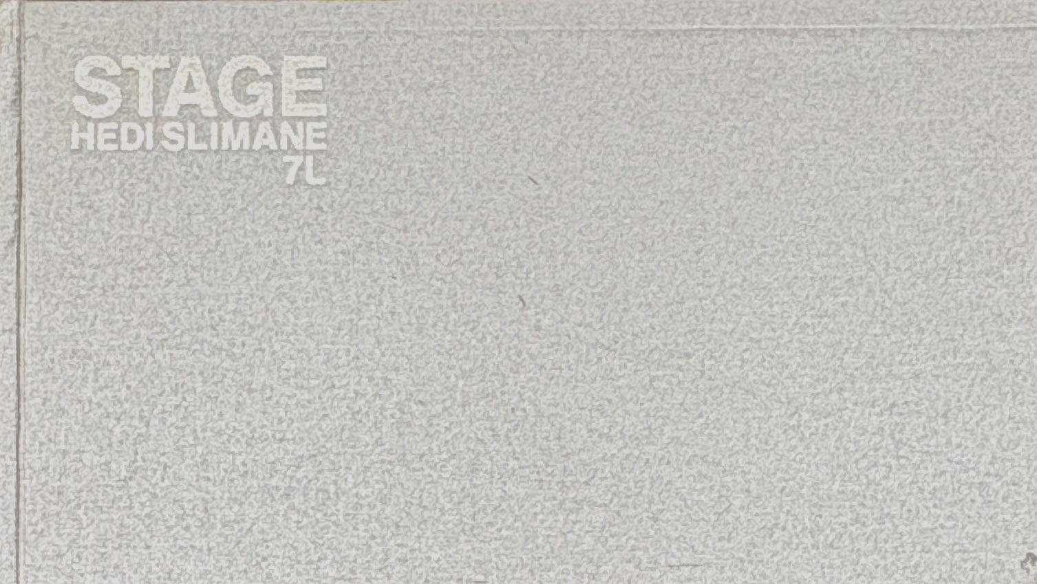 古本】エディ・スリマン 写真集: HEDI SLIMANE: STAGE | Steidl/7L