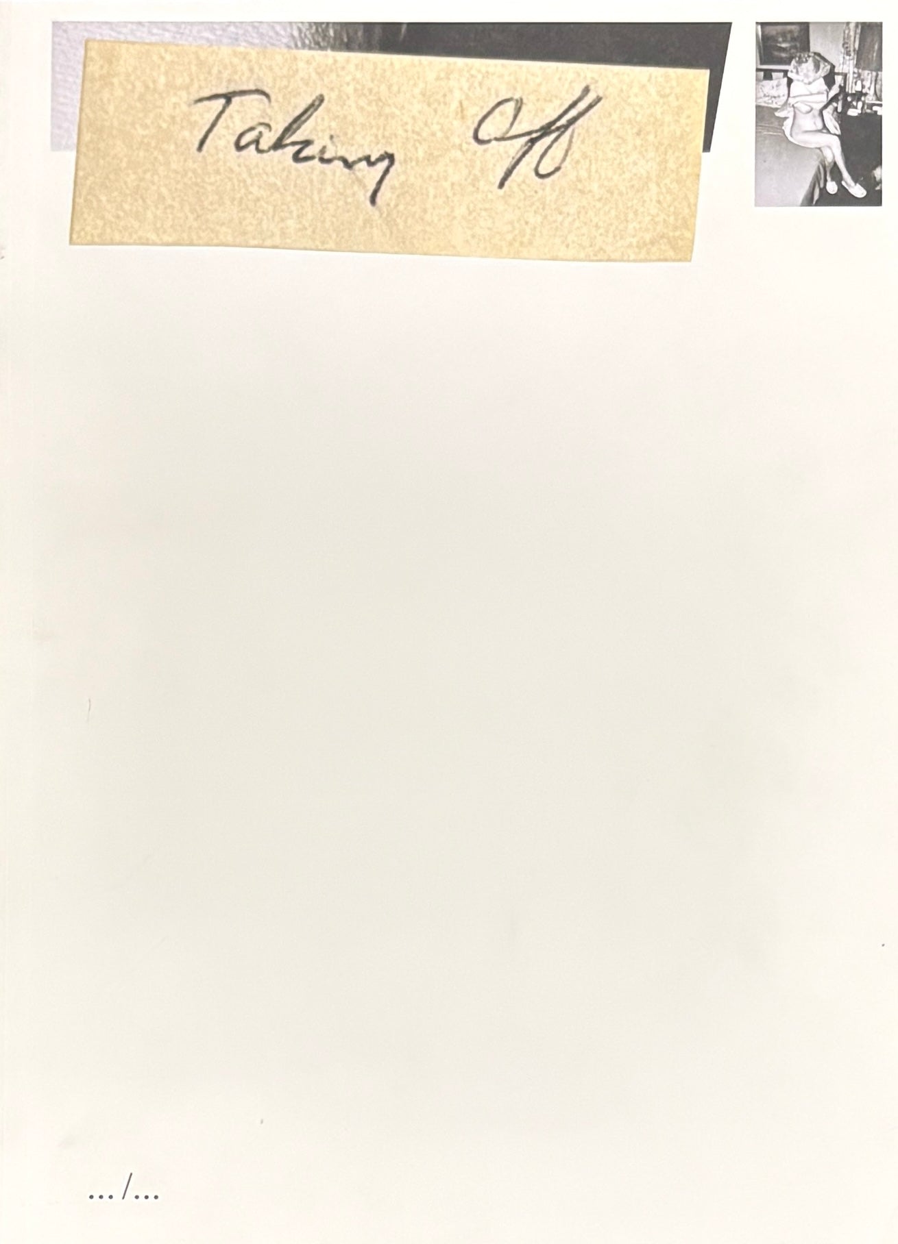 【古本】マリケン・ウェッセルズ 作品集: Mariken Wessels: Taking Off. Henry My Neighbor