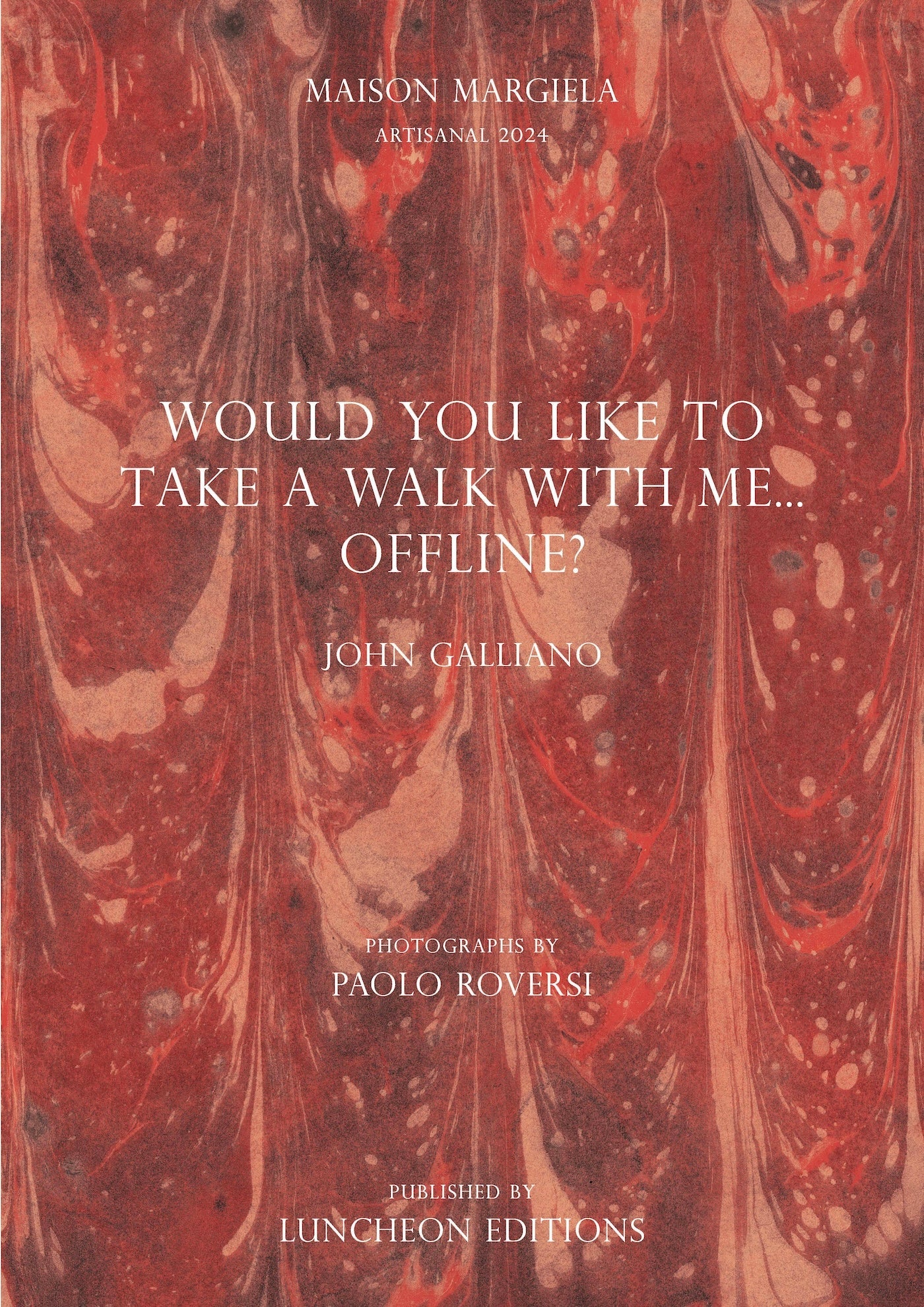 WOULD YOU LIKE TO TAKE A WALK WITH ME... OFFLINE?: Maison Margiela Artisanal 2024 collection by John Galliano