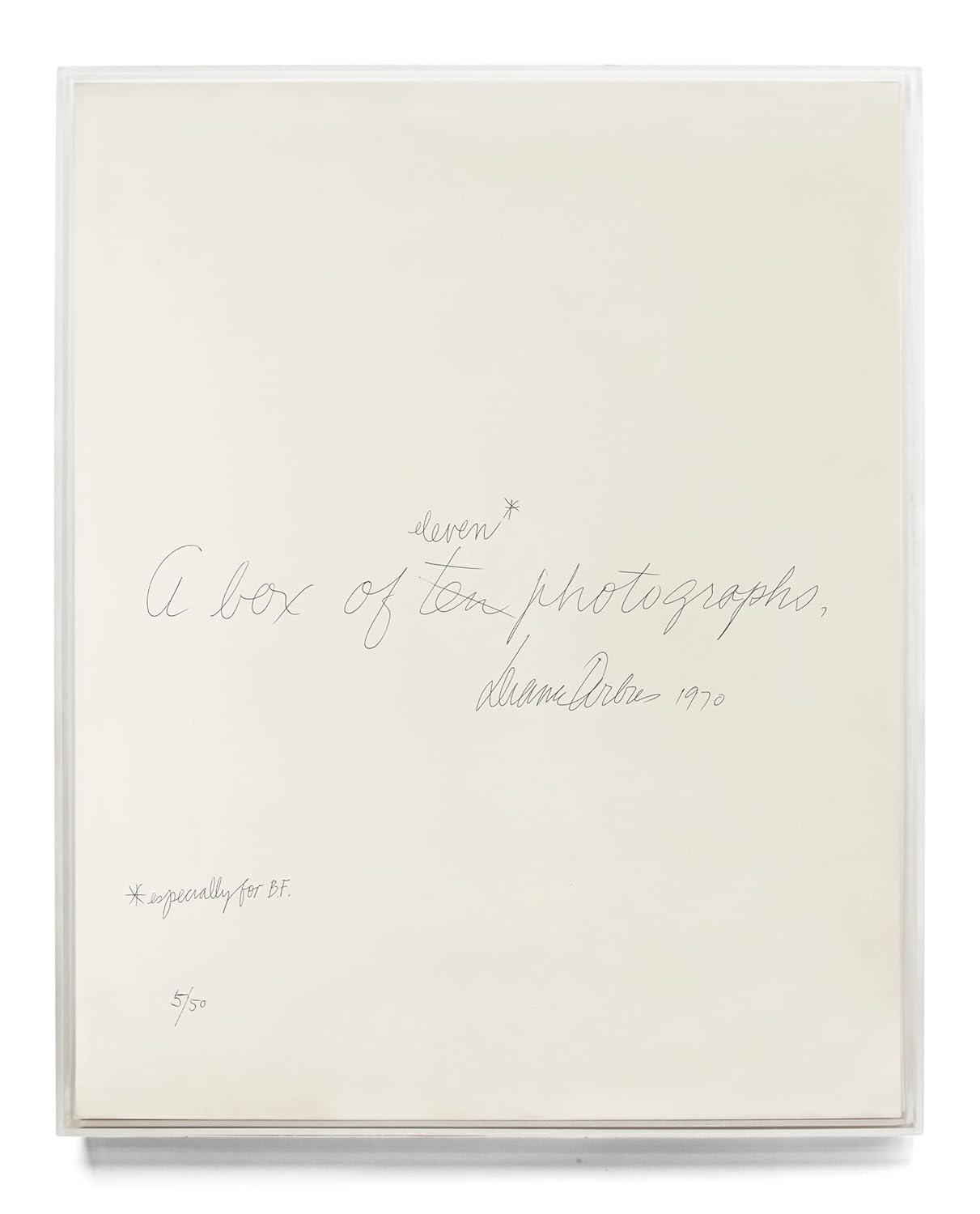 【古本】ダイアン・アーバス 写真集: DIANE ARBUS: A BOX OF TEN PHOTOGRAPHS