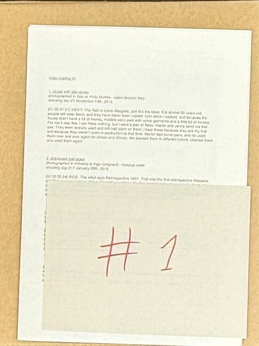 【古本】メゾン・マルジェラ: We Margiela: Index Mailing complete 3 issues set