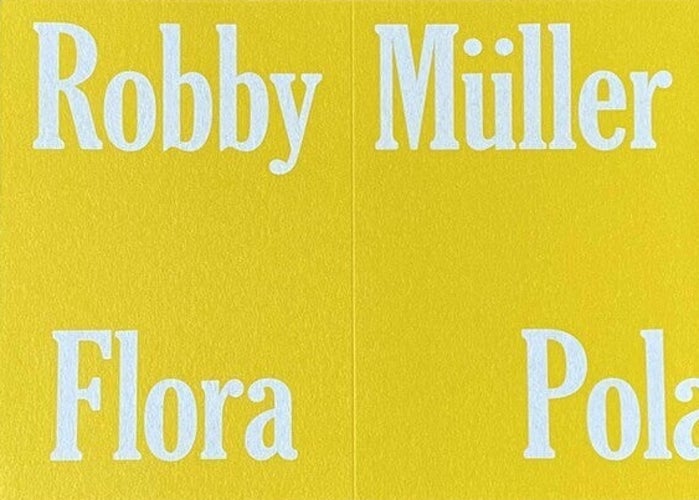 【古本】ロビー・ミュラー 写真集: Robby Müller: POLAROIDS - FLORA