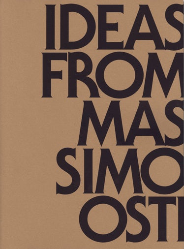 IDEAS FROM MASSIMO OSTI - マッシモ・オスティ研究書 | flotsam books