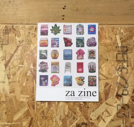 za zine: A Collection of Weed Bags Found in New York City November 2023 to February 2024