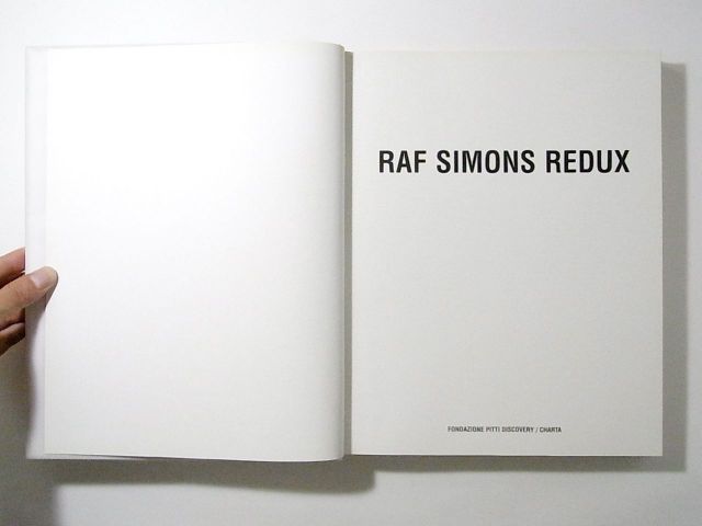 ラフ・シモンズ作品集 : RAF SIMONS : REDUX